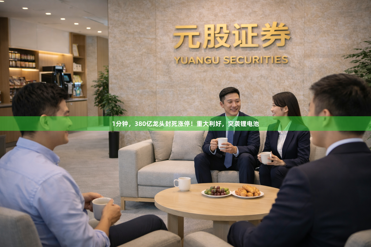 1分钟，380亿龙头封死涨停！重大利好，突袭锂电池