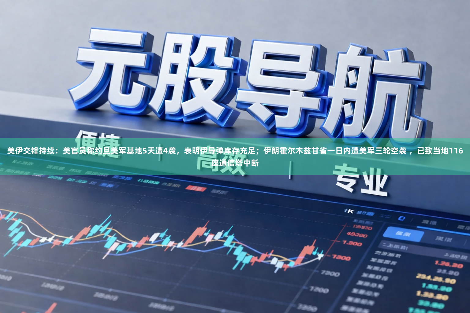 美伊交锋持续：美官员称约旦美军基地5天遭4袭，表明伊导弹库存充足；伊朗霍尔木兹甘省一日内遭美军三轮空袭 ，已致当地116座通信塔中断
